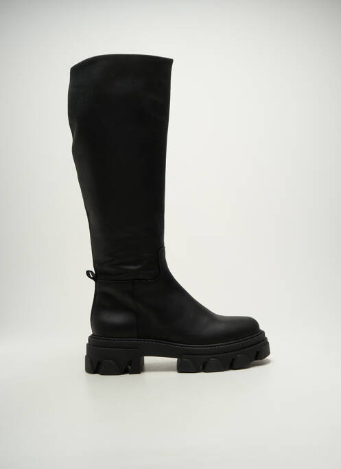 Bottes tissage satiné talon de 4 à 6cm noir STEVE MADDEN femme