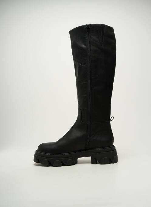 Bottes tissage satiné talon de 4 à 6cm noir STEVE MADDEN femme