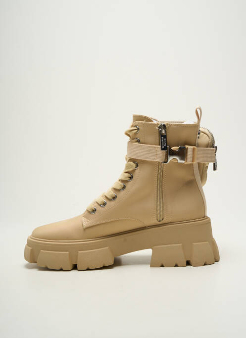 Bottines/boots talon bas talon de 4 à 6cm beige STEVE MADDEN femme