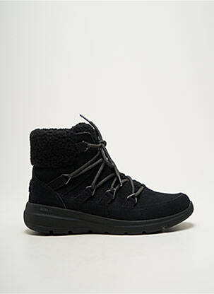 Bottines/boots fourrée talon plat jusqu'à 3cm noir SKECHERS femme