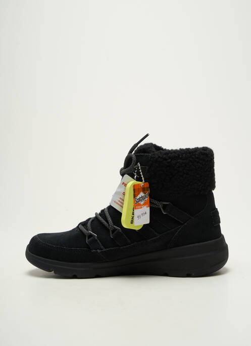 Bottines/boots fourrée talon plat jusqu'à 3cm noir SKECHERS femme