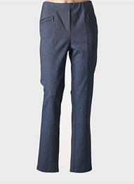 Pantalon slim taille élastique taille normale bleu GRIFFON femme