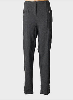 Pantalon droit stretch taille normale gris GRIFFON femme
