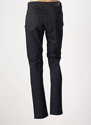 Pantalon slim tissage popeline taille normale noir GRIFFON femme