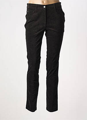Pantalon slim stretch taille normale noir GRIFFON femme