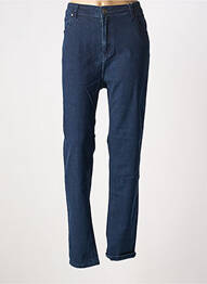 Jeans coupe droite stretch taille normale bleu GRIFFON femme