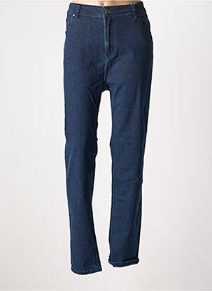 Jeans coupe droite stretch taille normale bleu GRIFFON femme