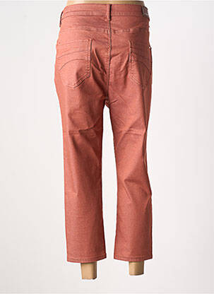 Pantalon 7/8 stretch taille normale orange GRIFFON femme