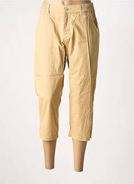 Pantacourt stretch taille normale beige GRIFFON femme