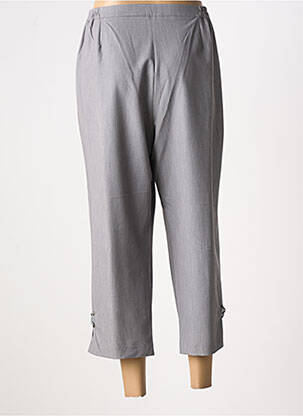 Pantacourt coupe droite taille normale gris GRIFFON femme
