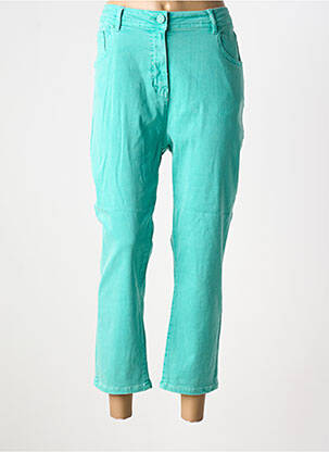 Pantacourt bleu GRIFFON femme