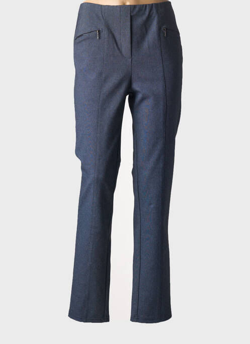 Pantalon slim taille élastique taille normale bleu GRIFFON femme