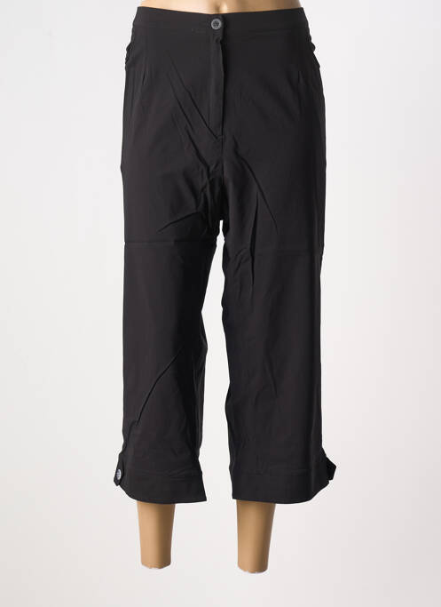 Pantacourt coupe droite taille normale noir GRIFFON femme