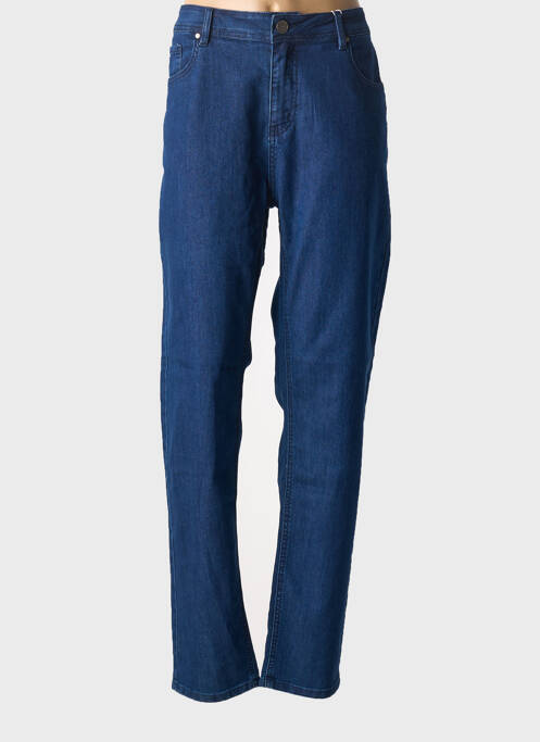 Jeans coupe droite bleu GRIFFON femme