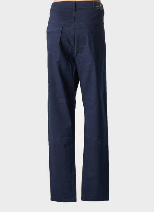 Pantalon droit bleu GRIFFON femme