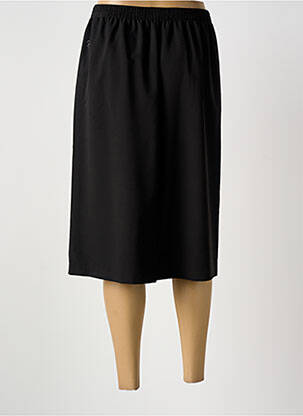 Jupe mi-longue taille haute noir GRIFFON femme