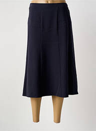 Jupe longue fermeture zippée au dos bleu GRIFFON femme