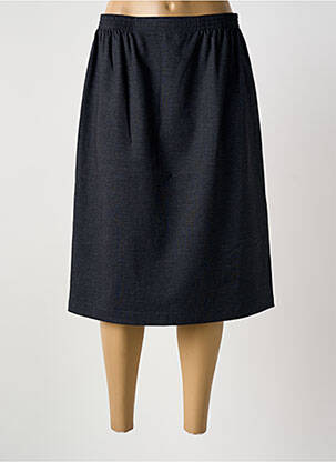 Jupe mi-longue bleu GRIFFON femme