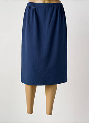 Jupe mi-longue bleu GRIFFON femme