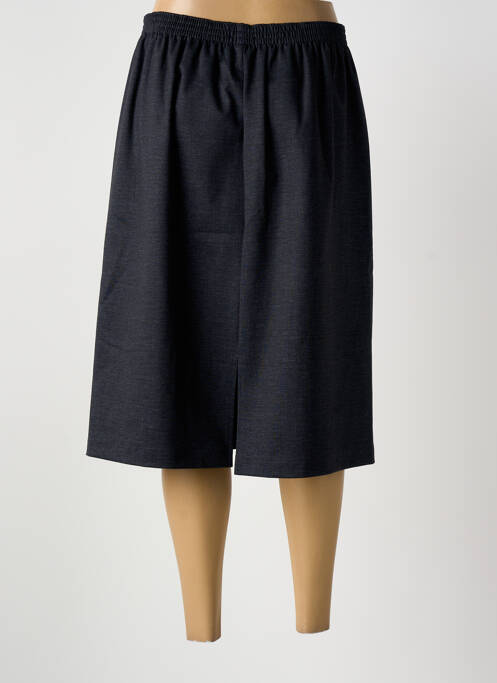 Jupe mi-longue coupe droite bleu GRIFFON femme