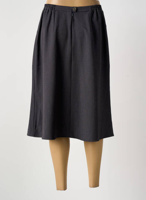 Jupe mi-longue coupe évasée gris GRIFFON femme