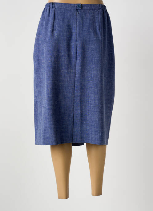 Jupe mi-longue bleu GRIFFON femme