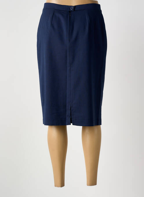 Jupe mi-longue bleu GRIFFON femme