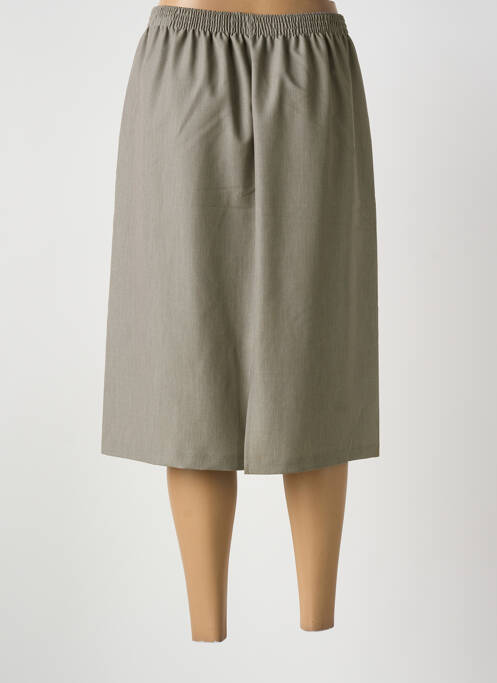 Jupe mi-longue gris GRIFFON femme