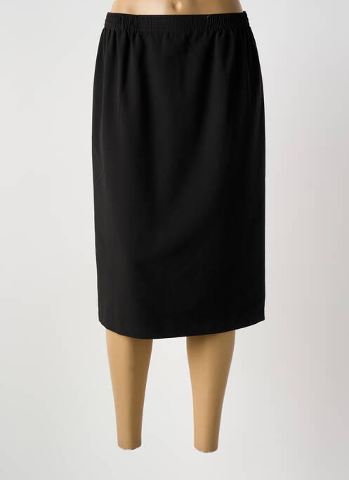 Jupe mi-longue noir GRIFFON femme