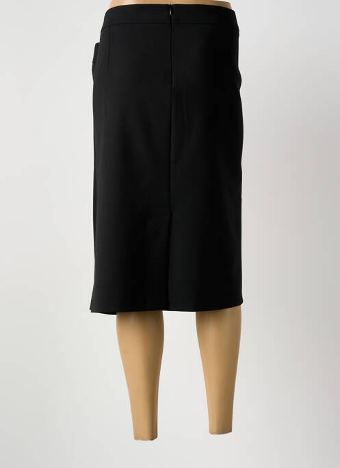 Jupe mi-longue noir GRIFFON femme