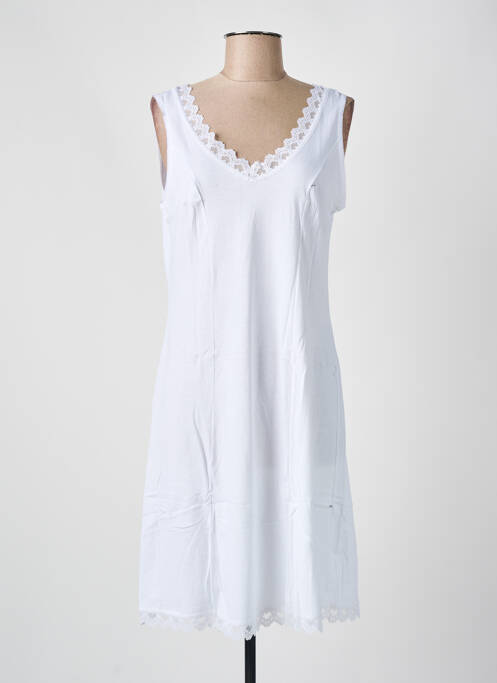 Chemise de nuit stretch blanc JET femme