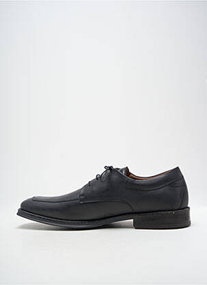 Derbies bout carré talon bas noir PANAMA JACK homme