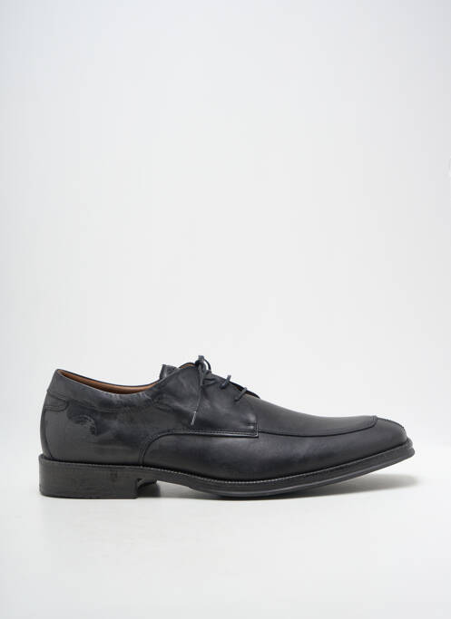 Derbies bout carré talon bas noir PANAMA JACK homme