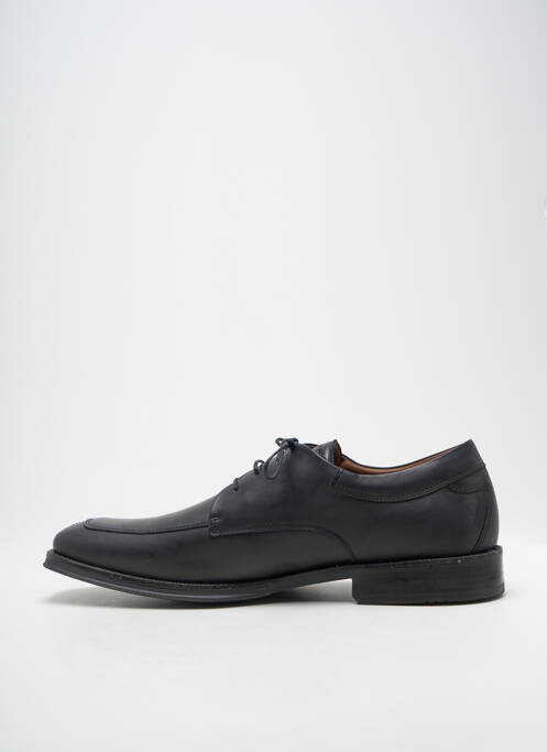 Derbies bout carré talon bas noir PANAMA JACK homme