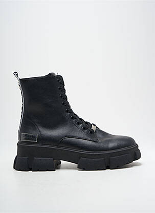 Bottines/boots tissage satiné talon de 4 à 6cm noir STEVE MADDEN femme