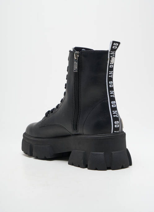 Bottines/boots tissage satiné talon de 4 à 6cm noir STEVE MADDEN femme