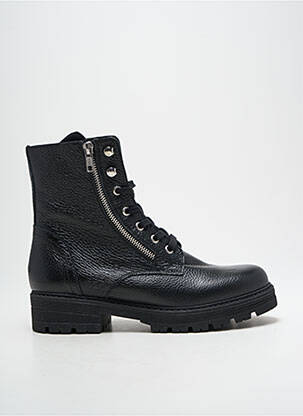 Bottines/boots matière lisse talon plat jusqu'à 3cm noir ÊTTÊ femme