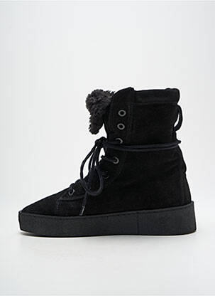 Bottines/boots fourrée talon de 4 à 6cm noir BRONX femme