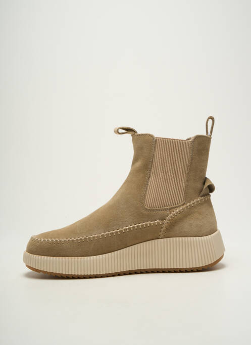 Bottines/Boots beige KELARA femme