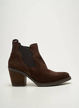 Bottines/boots bout pointu talon de 7 à 9cm marron ÊTTÊ femme