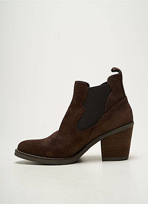 Bottines/boots bout pointu talon de 7 à 9cm marron ÊTTÊ femme