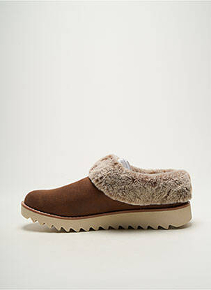 Mules/sabots talon plat jusqu'à 3cm marron SKECHERS femme