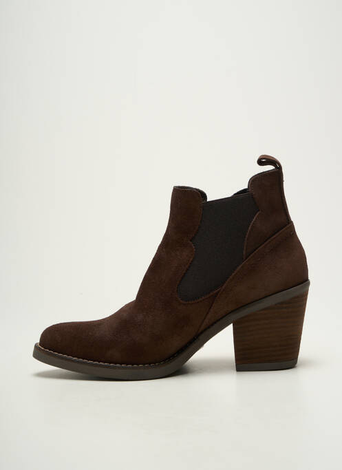 Bottines/boots bout pointu talon de 7 à 9cm marron ÊTTÊ femme