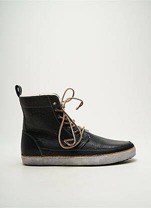 Baskets fourrée bout rond noir BLACKSTONE homme