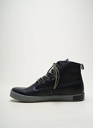 Baskets fourrée bout rond bleu BLACKSTONE homme