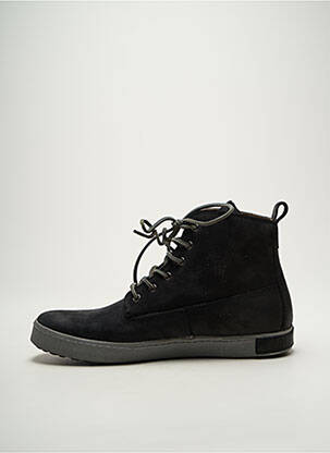 Baskets bout rond bout rond noir BLACKSTONE homme