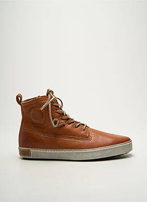 Baskets fourrée bout rond marron BLACKSTONE homme