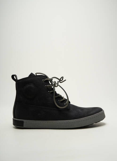 Baskets bout rond bout rond noir BLACKSTONE homme