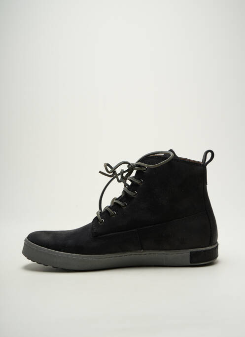 Baskets bout rond bout rond noir BLACKSTONE homme