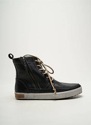 Baskets fourrée bout rond noir BLACKSTONE homme